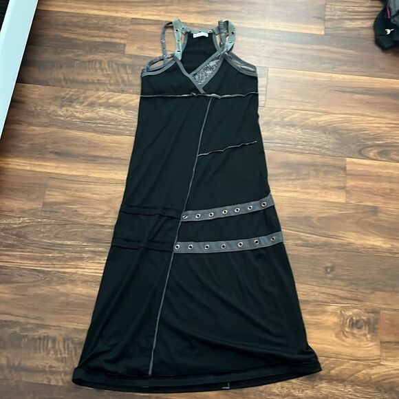 Marley & Chunky Y2K Grommet Steampunk Dress - Picture 1 of 4